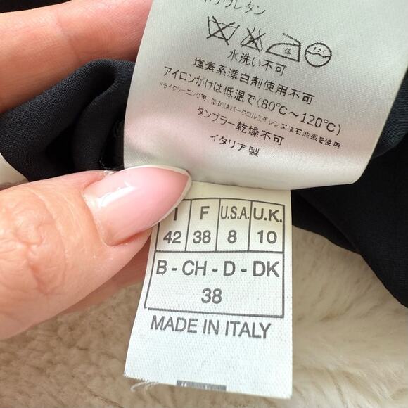 Emilio Pucci women silk wide leg pants size 8 US - Picture 11 of 11